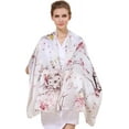 thumbnail image 1 of Fashion Scarves Scarf Silk Feeling Scarves Long Lightweight Sunscreen Shawls for Women Silk Long Mulberry Scarf, 1 of 6