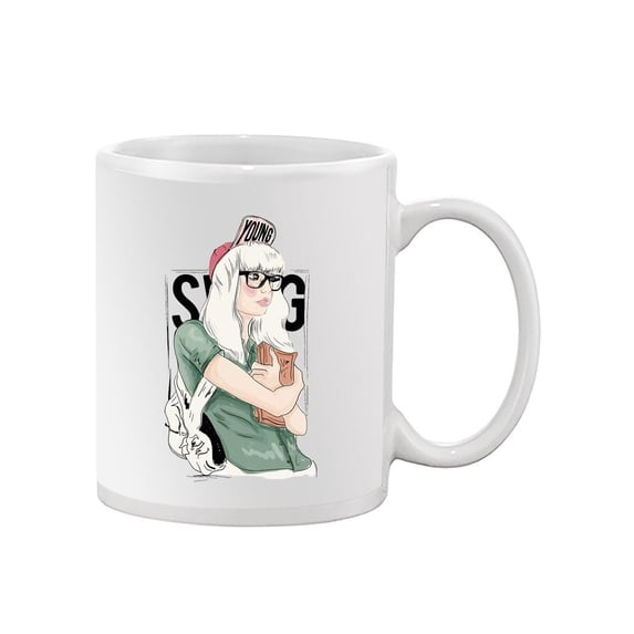 Fashion School Girl Mug -Image by Shutterstock,