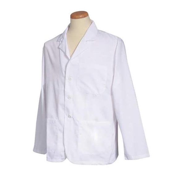 Fashion Seal Lab Coat, Polyester/Cotton, 3 Pockets, Buttons 125 L