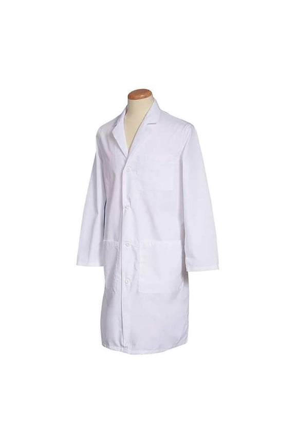 Fashion Seal Lab Coat, Polyester/Cotton, 3 Pockets, Button 3495 L