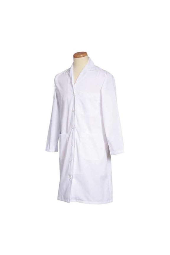 Fashion Seal Lab Coat, Polyester/Cotton, 3 Pockets, Buttons 400 S