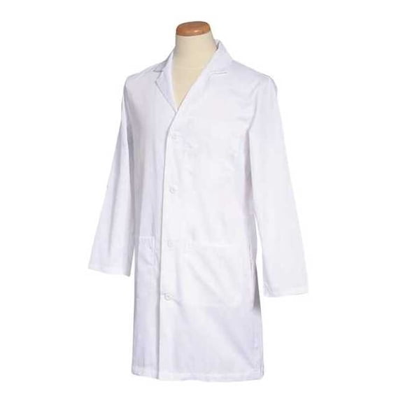 Fashion Seal Lab Coat, Polyester/Cotton, 3 Pockets, Buttons 499 44