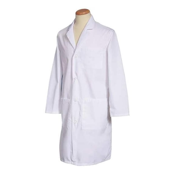 Fashion Seal Lab Coat, Polyester/Cotton, 3 Pockets, Button 3495 XS