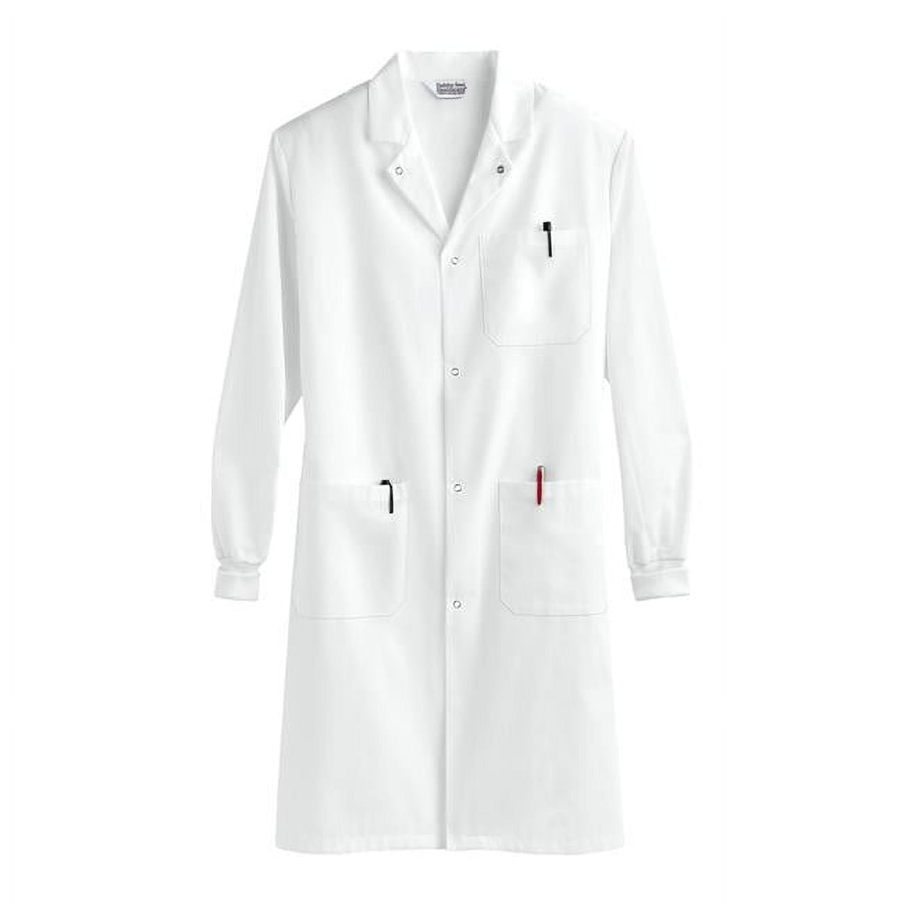 Fashion Seal Uniforms 481348EA Healthcare Knit Cuff Lab Coat, White