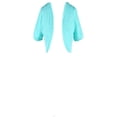 thumbnail image 1 of Fashion Secrets Junior's Cotton Bolero Shrug Cropped Cardigan (Small, Mint), 1 of 1