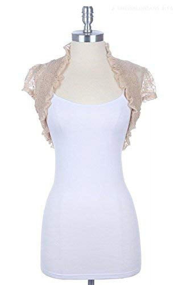 Hyfve Women's Toasted Coconut Season Bolero Shrug Cardigan In Dark Taupe - Size L