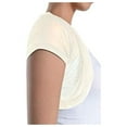 thumbnail image 1 of Fashion Secrets Women Short Sleeves Sheer Chiffon Bolero Shrug Short Cardigan (Ivory, X Large), 1 of 3