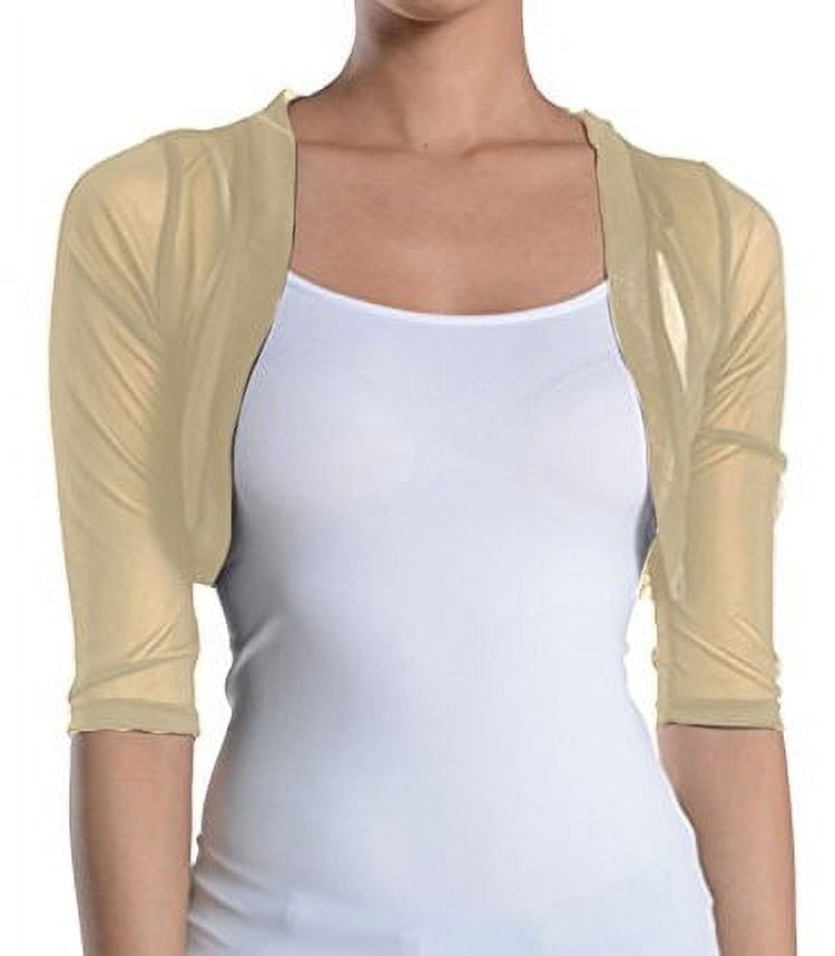 Hyfve Women's Toasted Coconut Season Bolero Shrug Cardigan In Dark Taupe - Size L - Foto 11