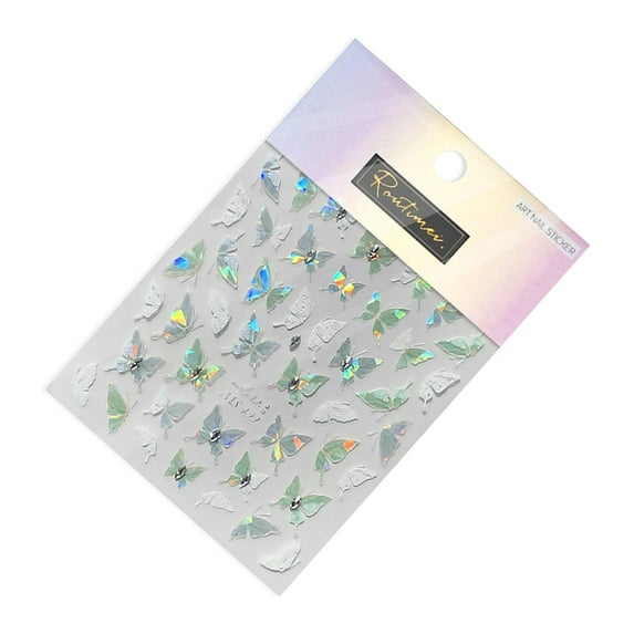 Fashion Self Adhesive 5D Butterfly Nail Decorations Nail Sticker for Nail Beauty