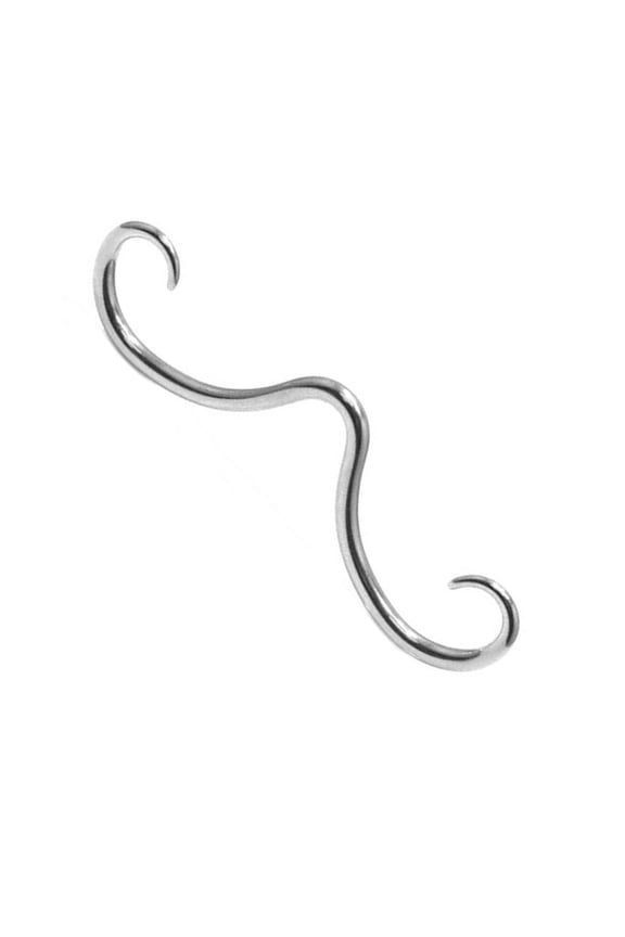 Fashion Septum Mustache Nose Rings Stainless Steel Nose Rings Septum Piercing Hanger Piercing Jewelry Easy to Use