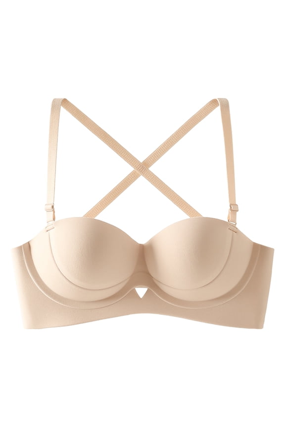 Fashion Sexy Light Surface No No Steel Ring Underwear Female Small Chest Gathered Spring And Summer Bra