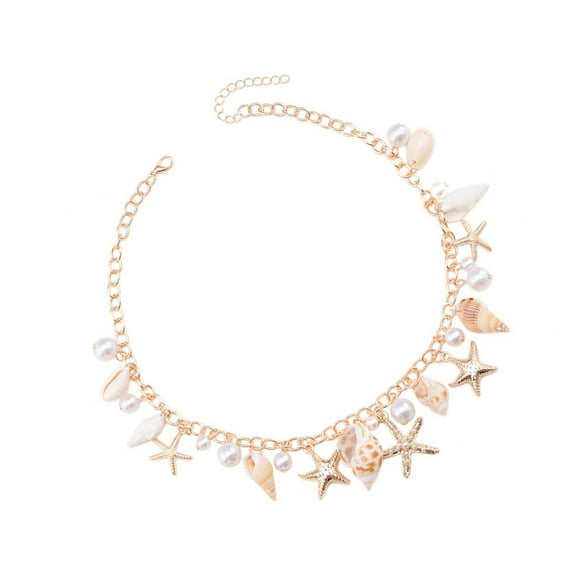 Fashion Shell Pendant Necklace Beaded Necklace Essential Elegant Accessory