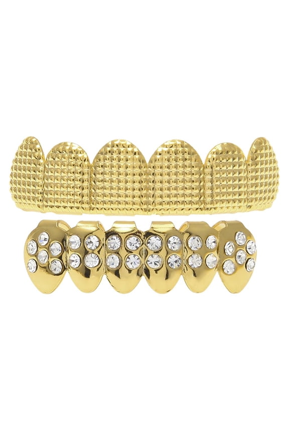 Fashion Shining Rapper Mouth Caps Custom Gold