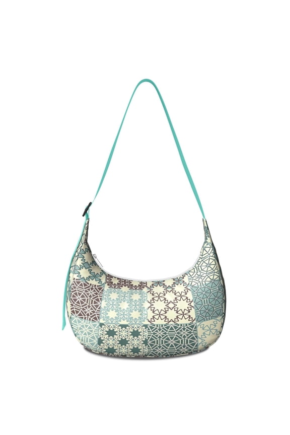 Fashion Shoulder Bag for Women – Water-Resistant Nylon Fabric, Trendy Yet Practical Design, Rustic home decor, Floral, Aesthetic room decor, Tribal Style Lightweight Bag