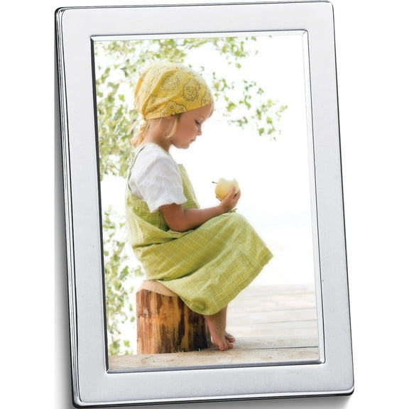 Fashion Silver-Plated Flat Rounded Edge 4X6 Frame Made In China gm7104
