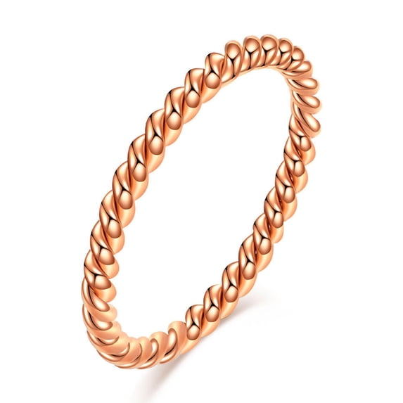 Fashion Simple Bread Thread Personality Round Three-color Stitching Ring Titanium Steel Ring