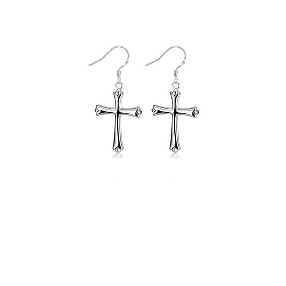 Fashion Simple Cross Earrings