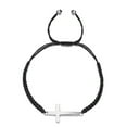 thumbnail image 1 of Fashion Simple Crucifix Braided Rope Handmade Wristband Adjustable Length Handchain Jewelry for Men Women, 1 of 9