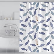 Fashion Simple Design Shower Curtain With Hooks Waterproof, Mildew Proof And Moisture-proof Shower Curtain for Bathroom Decor A8