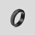 thumbnail image 1 of Fashion Simple French Style Rotatable Frosted Colorful Decompression Ring Men And Women Ring Party Ring,Black,7, 1 of 19