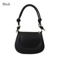 thumbnail image 1 of Fashion Simple PU Leather Messenger Bag Crossbody Bags Underarm Bag Shoulder Bag BLACK, 1 of 8