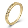 thumbnail image 1 of Fashion Simple Single Row Diamond Women's Ring, 1 of 4