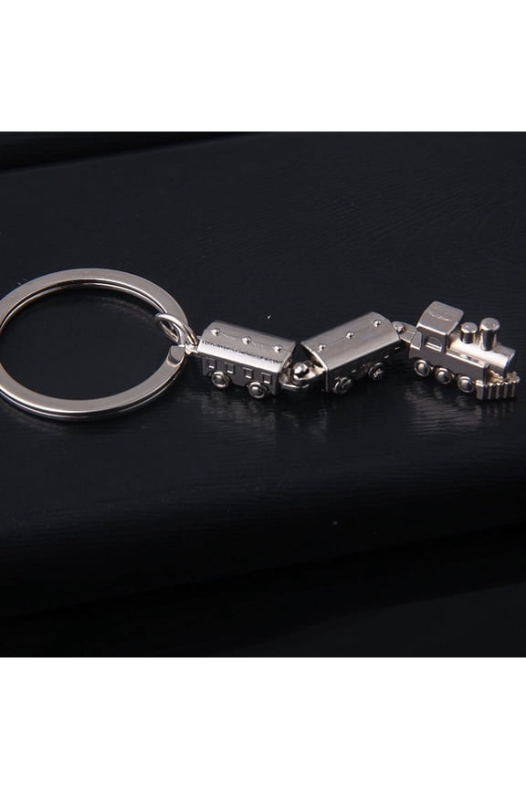 Fashion Simple Train Shape Keychain Gift Charm