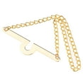 thumbnail image 1 of Fashion Single Loop Tie Tack Chains Necktie Links for Men/Boy Jewelry - Gold, 1 of 8