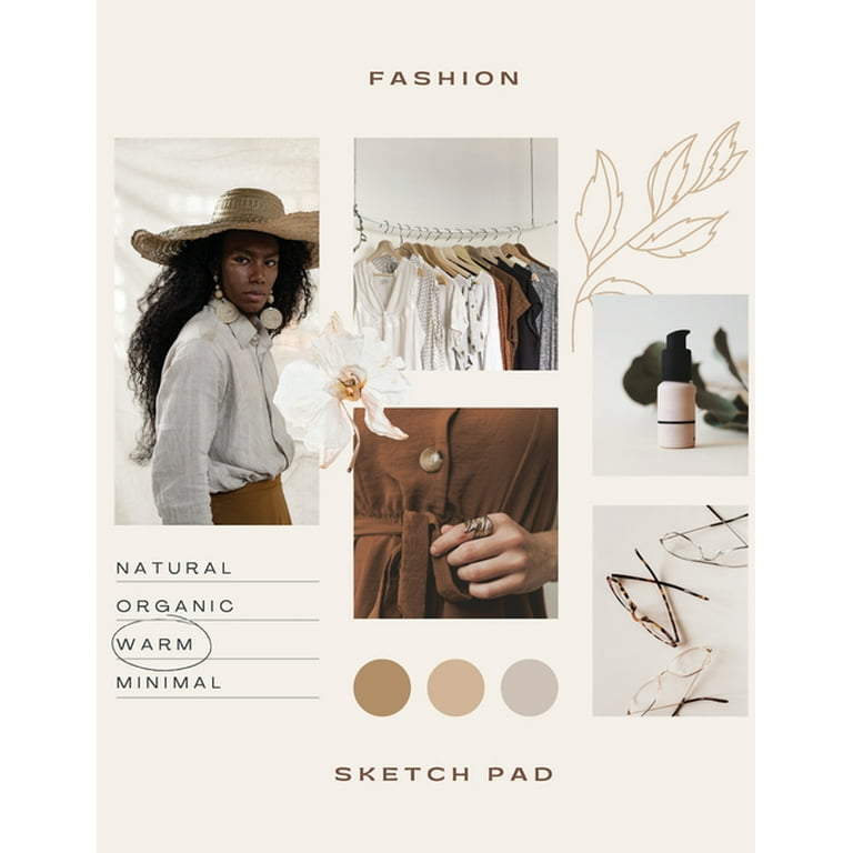 Fashion Sketch Pad : Large Notepad for Sketching 4 Perfect Female