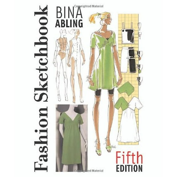 Pre-Owned Fashion Sketchbook, 5th edition (Hardcover-spiral) 1563674475 9781563674471