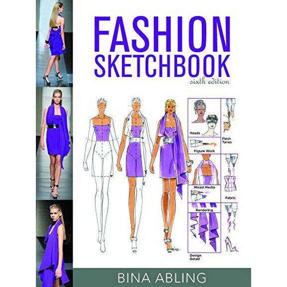 Pre-Owned Fashion Sketchbook: Studio Access Card, 9781609012281, 1609012283, Paperback, 6 edition