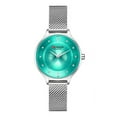 thumbnail image 1 of Fashion Slim Womens Watches With Rhinestone Set Dial CURREN Beautiful Analog Quartz Wrist Watch For Ladies  Sliver Female Clock, 1 of 7