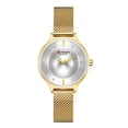 thumbnail image 1 of Fashion Slim Womens Watches With Rhinestone Set Dial CURREN Beautiful Analog Quartz Wrist Watch For Ladies  Sliver Female Clock, 1 of 7