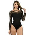 thumbnail image 1 of Fashion Slimming Bodysuit Thong Panty Blouse Girdle Fajas Colombianas Reductoras Moldeadoras Blusa Black 707B by Fiorella Shapewear, 1 of 3