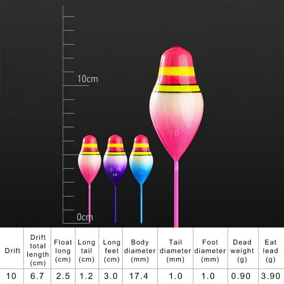 Fashion Slip Drift Tube Fluctuate Ice Fishing Lure Float Light Stick Floats Floats Bobbers Indicator N