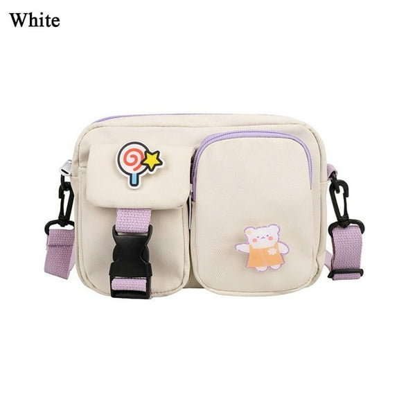 Fashion Small Cute Crossbody Bags Messenger Bag Shoulder Bags Flap Handbags WHITE