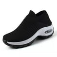 thumbnail image 1 of Fashion Sneakers Breathable Women Walking Shoes Slip on Trainers Women's Comfortable Casual Ladies Athletic Shoe Thick Bottom, 1 of 5