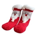 thumbnail image 1 of Fashion Socks For Children Baby Boy Girl Christmas Santa Deer Ankle Crew Socks With Grips Toddler Kids Unisex Lined Warm Thick Cotton Xmas Socks, 1 of 6