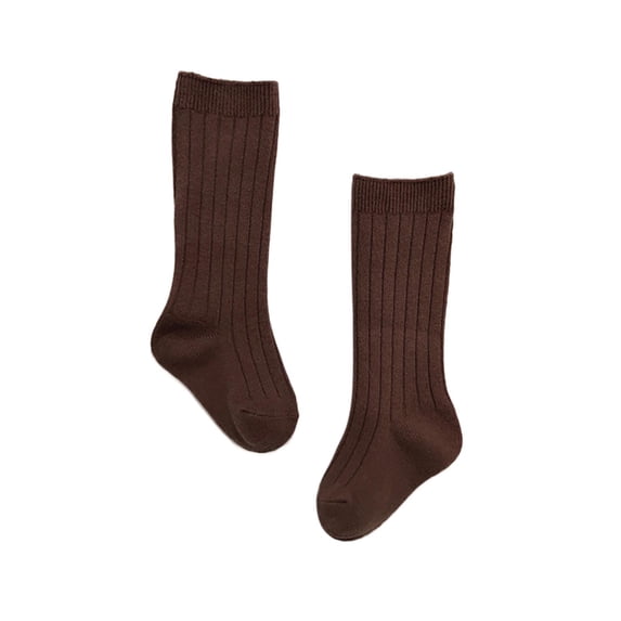 BJUTIR Fashion Socks For Children Baby Toddlers Girls Middle Socks 1 Pack Bow Ribbed Long Stockings Ruffled Socks School Leggings