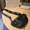 thumbnail image 1 of Fashion Soft Leather Waist Bag Ladies Fanny Pack High quality Shoulder Belt Purse Bags Fashion Designer Crossbody Chest Bags, 1 of 6