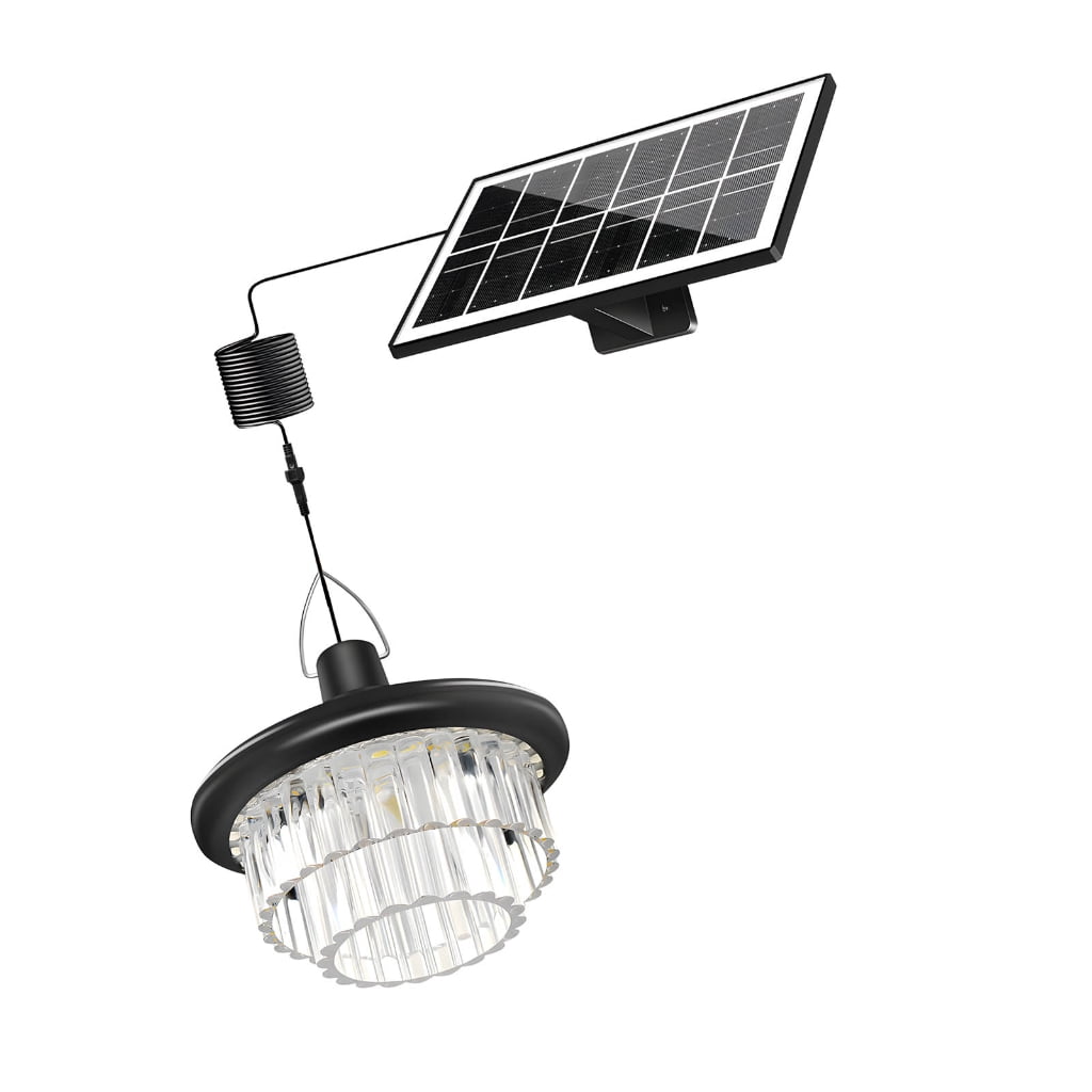 Fashion Solar Chandelier Outdoor Light – Automatic Dusk-to-Dawn Crystal Design