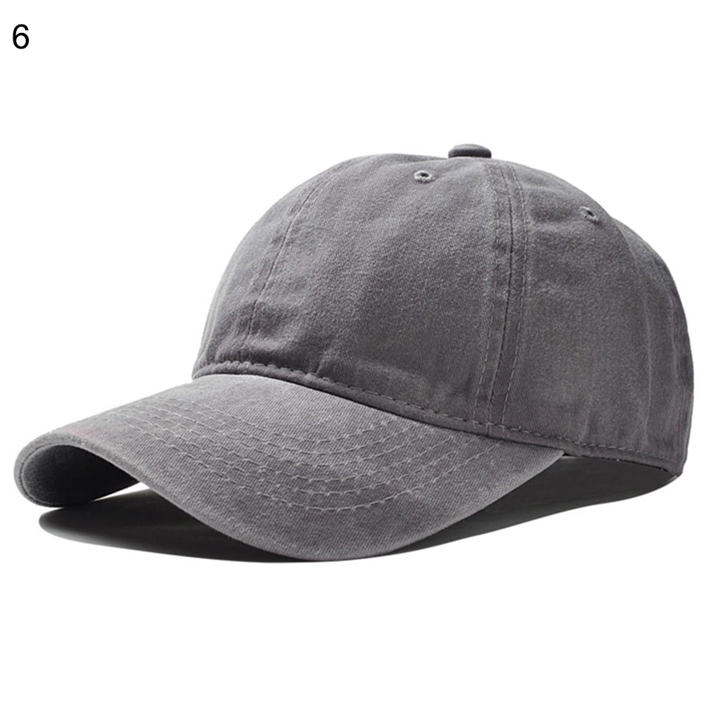 Fashion Solid Color Hip Hop Hat Unisex Adjustable Baseball