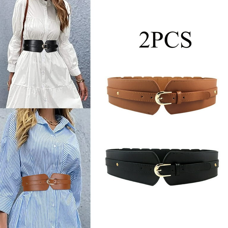 Thick waist belts for dresses discount