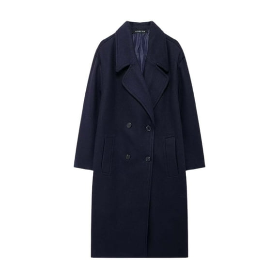 Fashion Solid Color Women's Soft And Loose Wool Coat Comfortable And Stylish Outerwear Jacket
