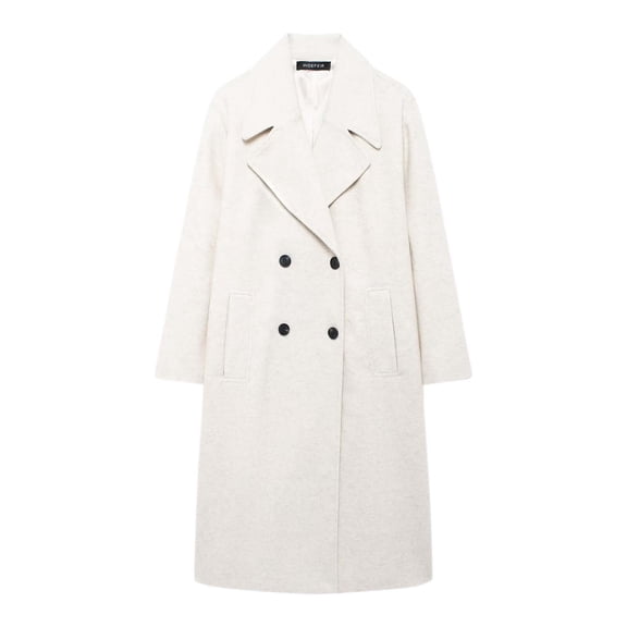 Fashion Solid Color Women's Soft And Loose Wool Coat Comfortable And Stylish Outerwear Jacket
