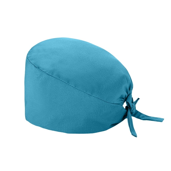 Fashion Solid Scrub Cap Work Hat With Sweatband For Womens And Mens