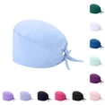 thumbnail image 1 of Fashion Solid Scrub Cap Work Hat with Sweatband for Womens and Mens Hat Stuff Loft One Size, 1 of 2