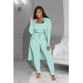 thumbnail image 1 of Fashion Solid Three-piece Suit (L, SkyBlue), 1 of 8
