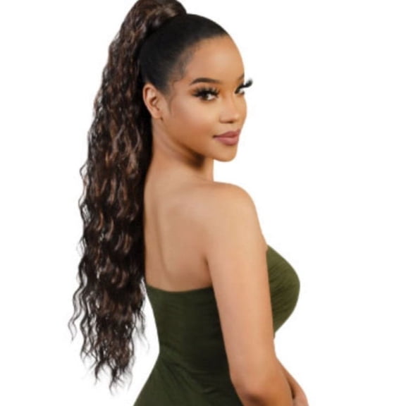 Fashion Source Drawstring Ponytail Collection PHP-TITI WAVE 31", Color F4/30