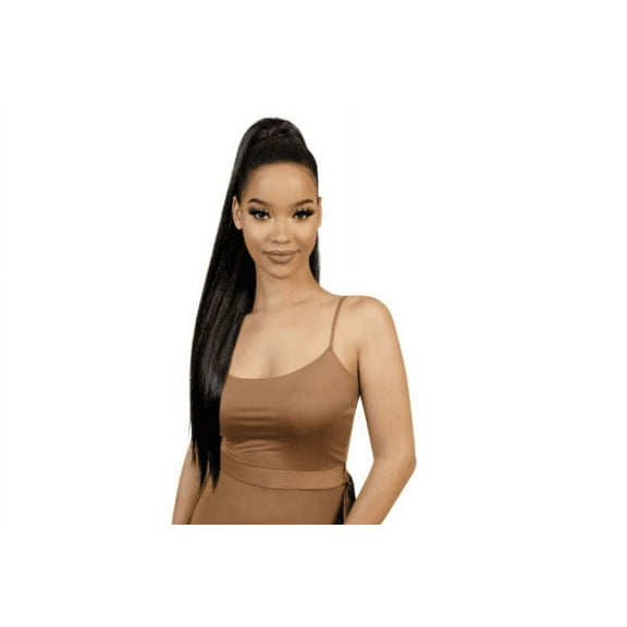 Fashion Source Drawstring Ponytail Collection PHP-TITI YAKY 32", Color 1B